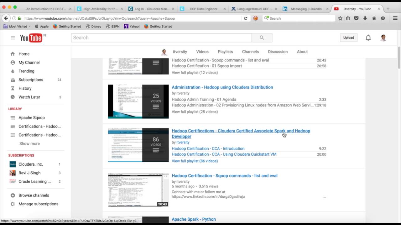 Hadoop Certification - CCP - Setup Environment and Sqoop