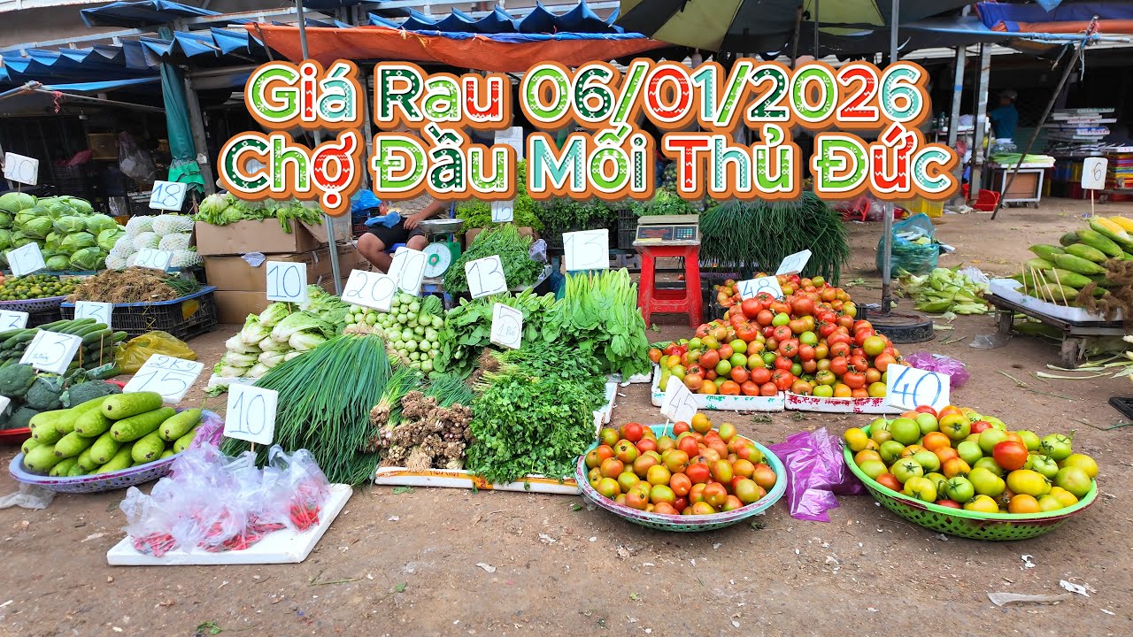 Giá rau củ nấm giờ Xổ Rẻ Chợ Đầu Mối Thủ Đức