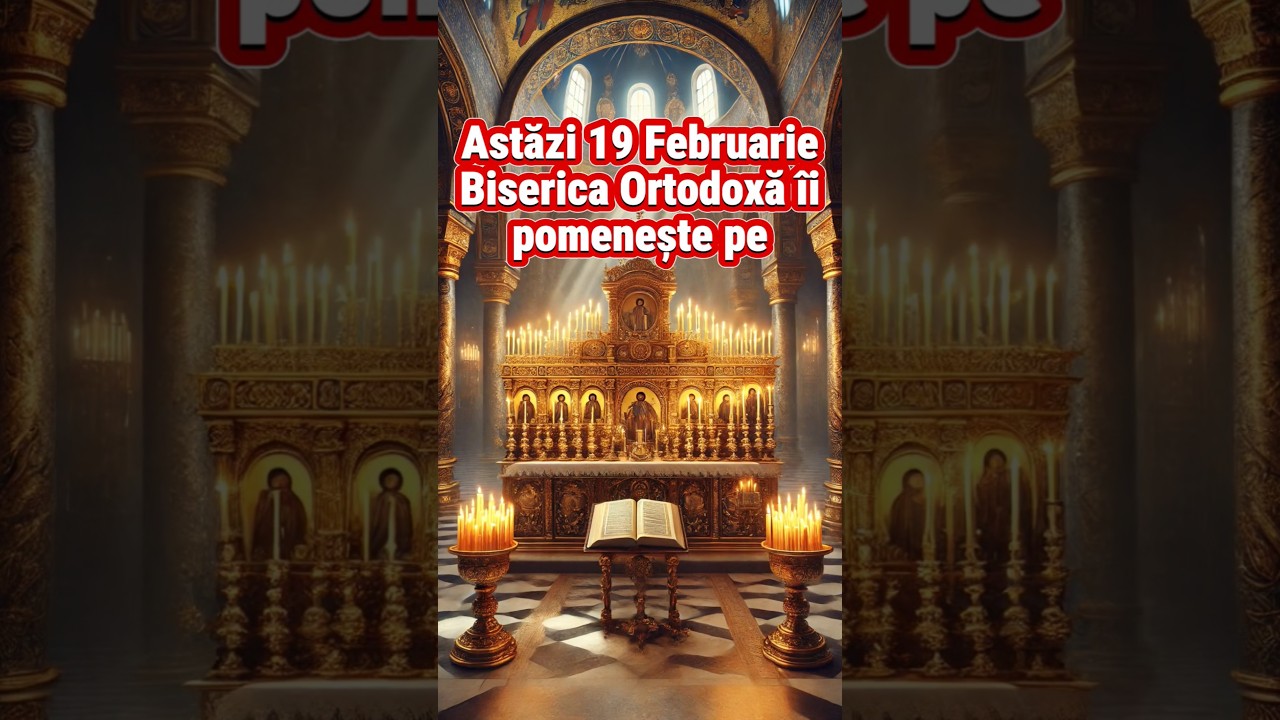 Pomenirea Sfinților &ndash; 19 Februarie 2025 | Zi de Cruce Neagră 🙏
