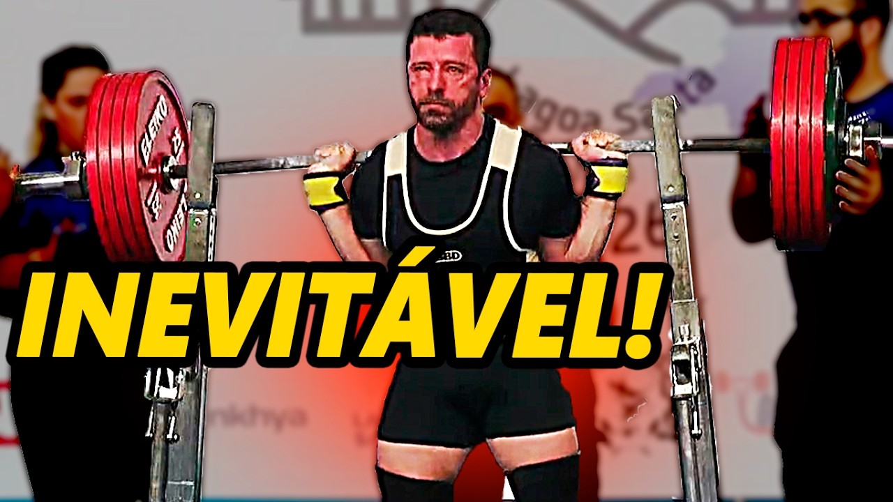 Lenda do Powerlifting BRASILEIRO é CAMPEÃO e QUEBRA RECORDE de Agachamento.