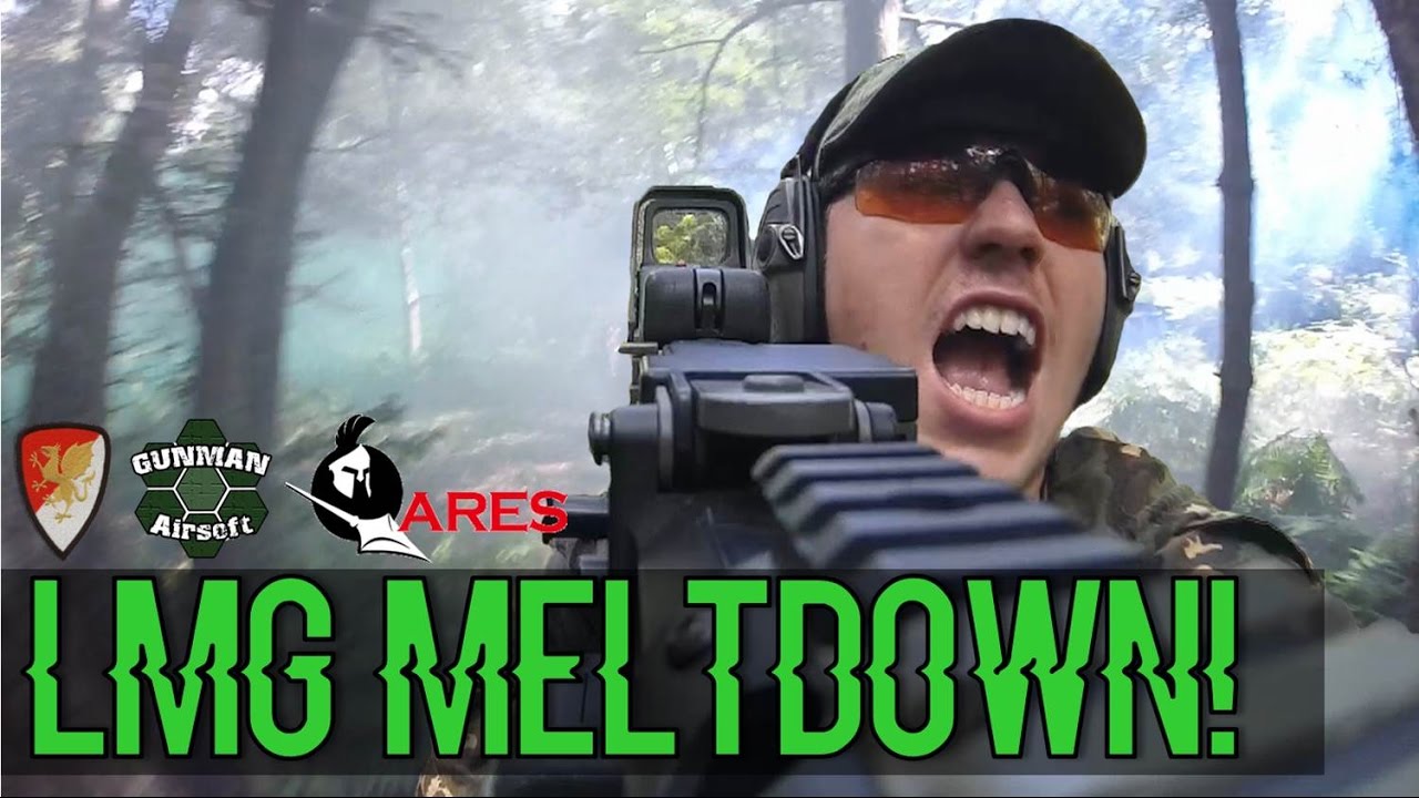 LMG MELTDOWN | AIRSOFT RUSH GAMEPLAY | ARES STONER LMG