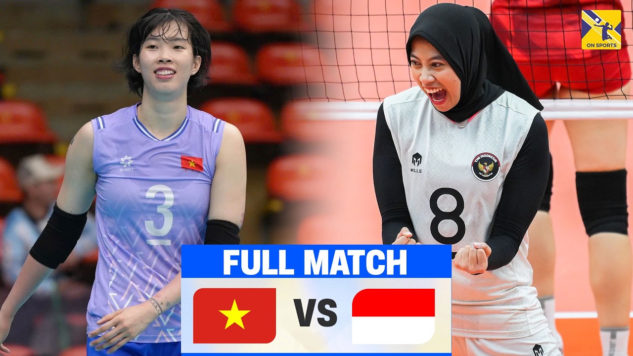 FULL HD | VIETNAM vs. INDONESIA | Megawati khóc thét trước sức công phá của Thanh Thúy