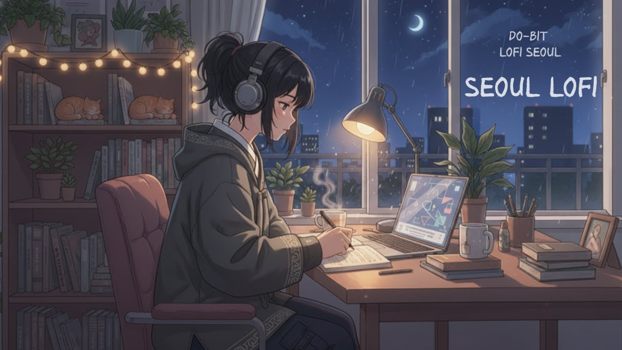 Feeling overwhelmed by homework? Study with Seoul Night Lofi & Focus