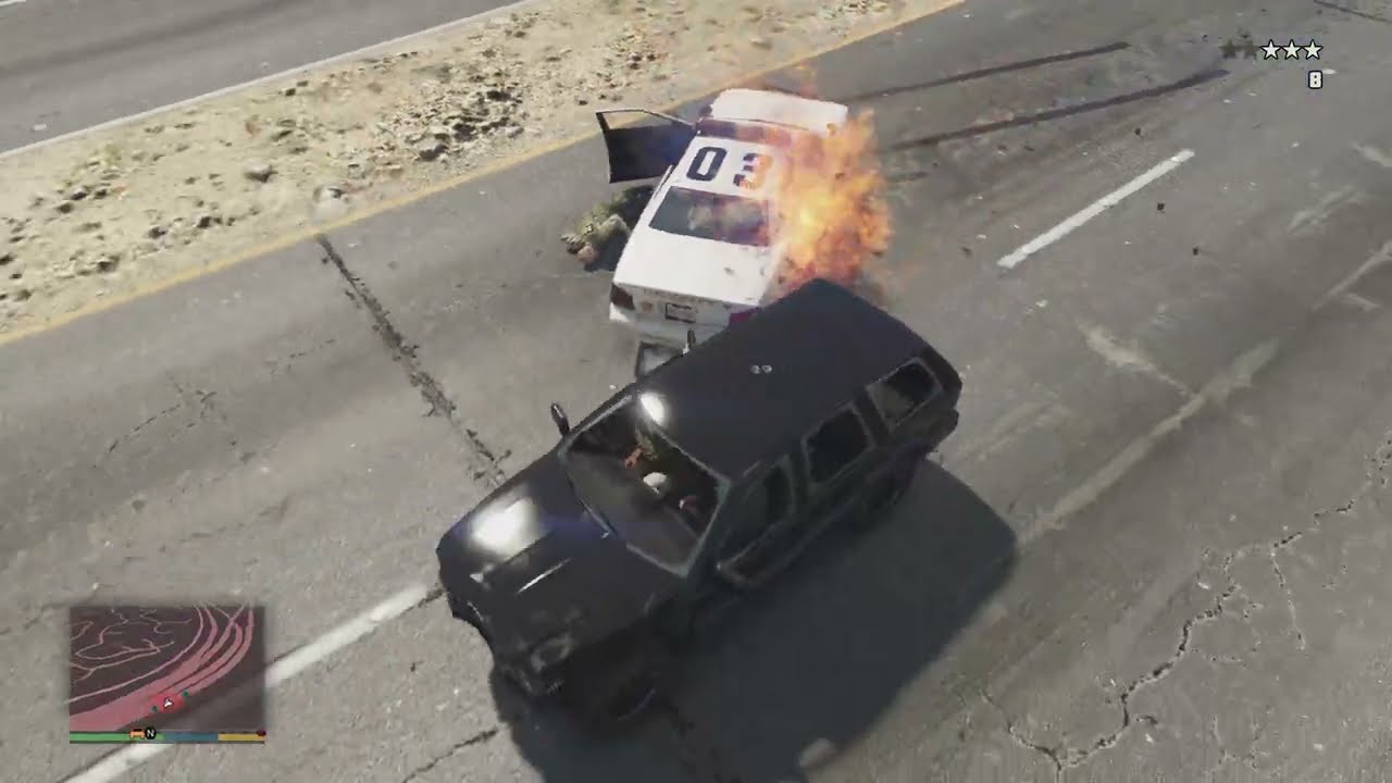 Grand Theft Auto V PS5 Free-roam Gameplay #959