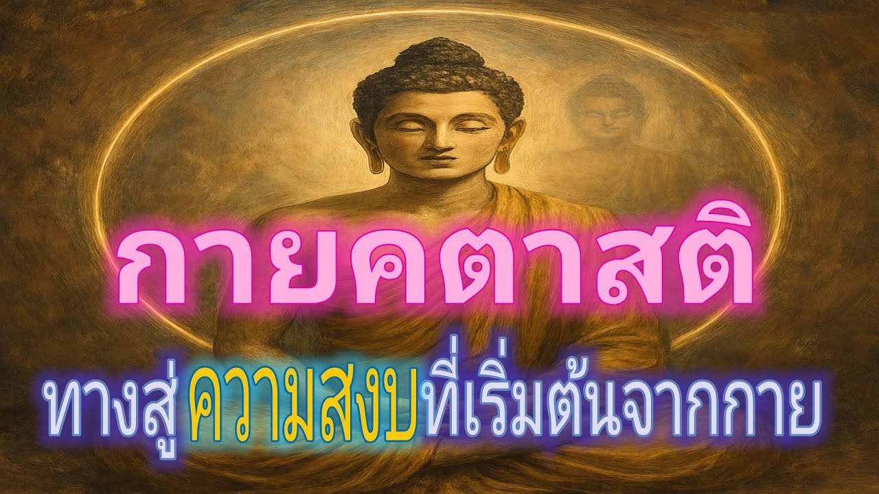 กายคตาสติ ทางสู่ความสงบที่เริ่มต้นจากกาย | กลับมาอยู่กับกาย | ลมหายใจ | ฟังธรรมะก่อนนอน