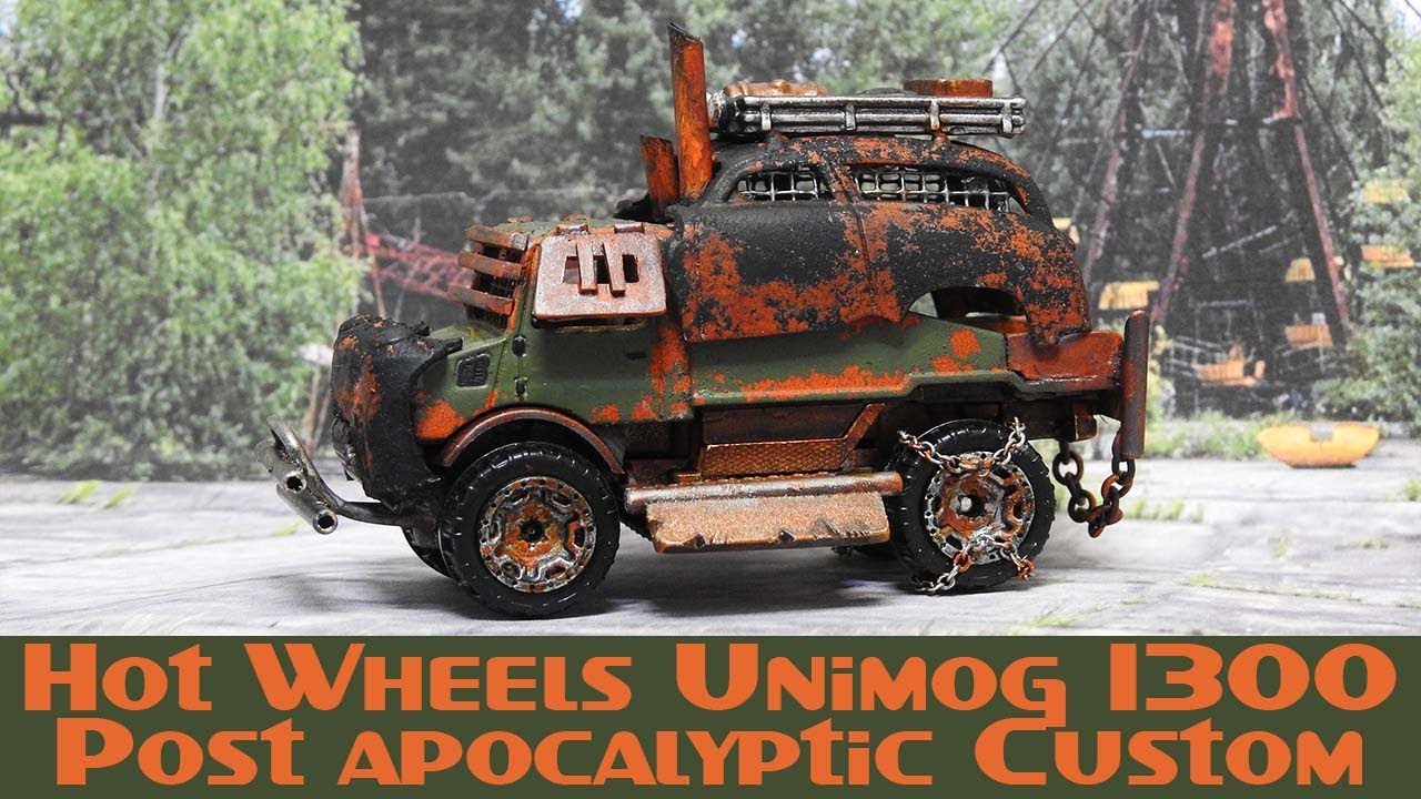 Сборка Hot Wheels Custom Unimog 1300 «Post Apocalyptic Unimog»