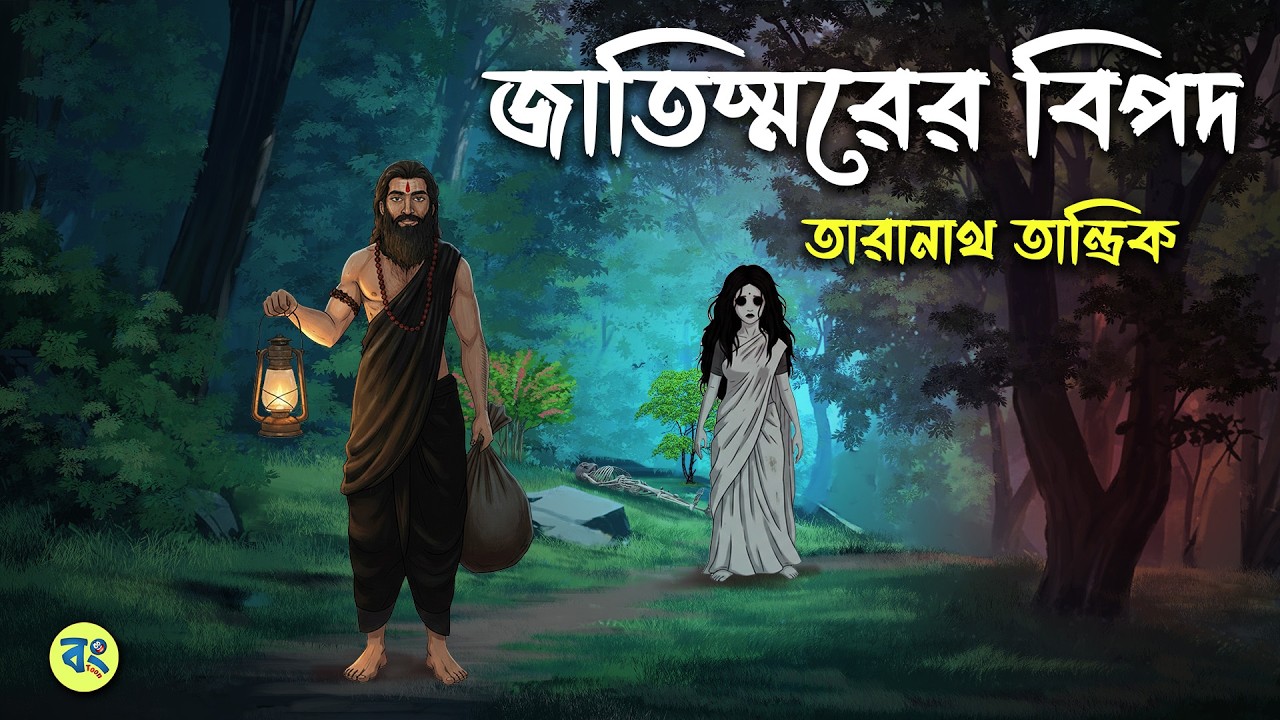 জাতিস্মরের বিপদ - Taranath Tantrik Golpo | Bangla Bhuter Golpo | Bhuter Cartoon