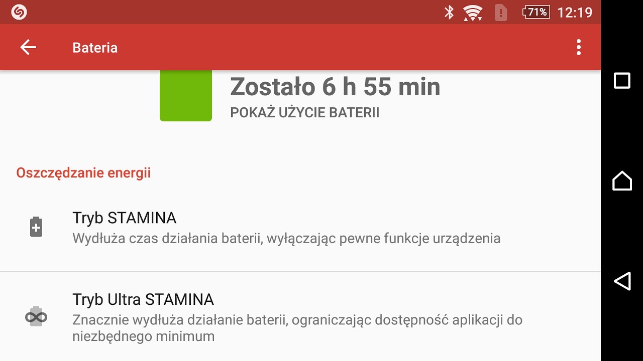Tryby STAMINA i Ultra STAMINA oraz trochę o Xperia Lounge, efekcie AR i Xperia Theme