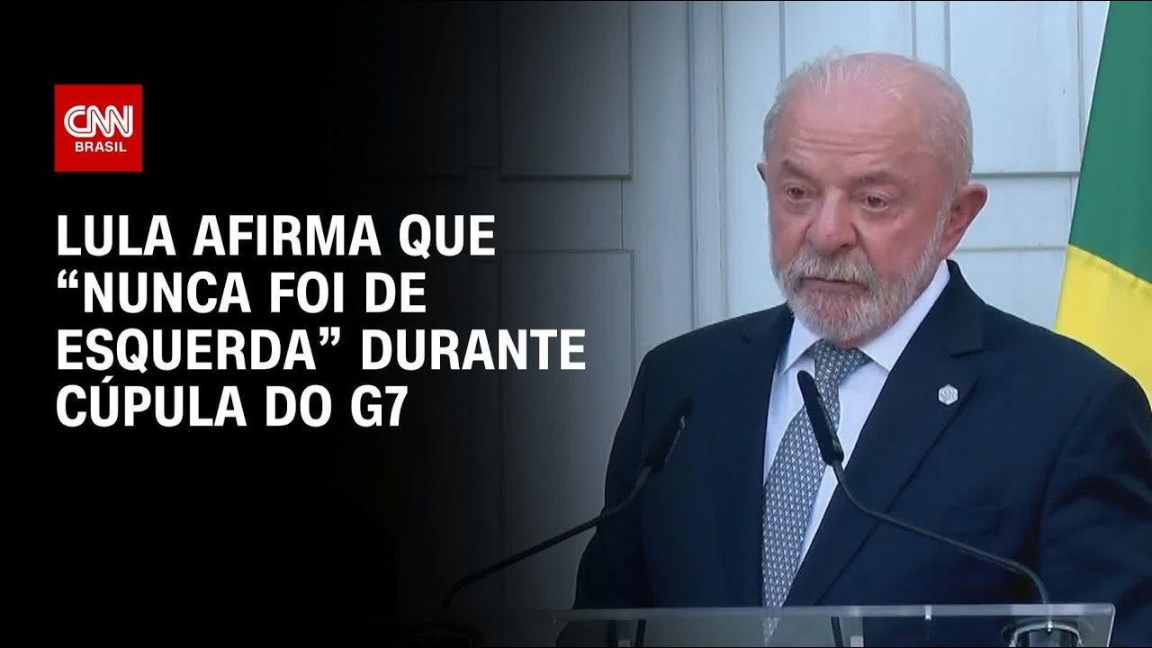Lula diz a autoridades no G7 que &ldquo;nunca foi esquerdista&rdquo; | HORA H
