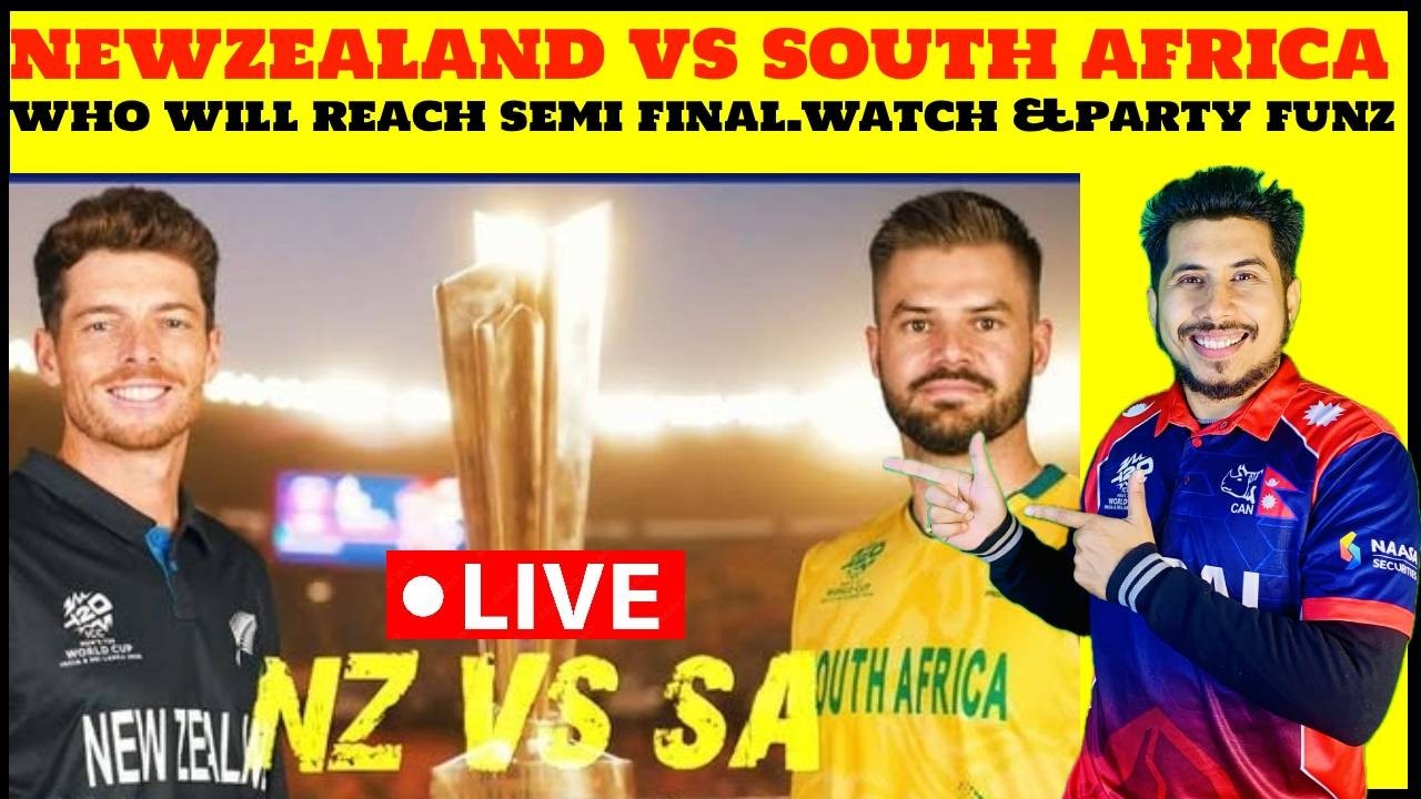 NEW ZEALAND VS SOUTHAFRICA  LIVE T20 WORLDCUP ,WHO WILL REACH SEMI FINAL ,MUST WINN MATCH