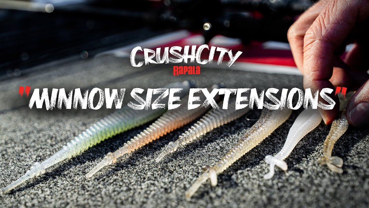 Rapala® | NEW CrushCity™ Minnow Size Extensions