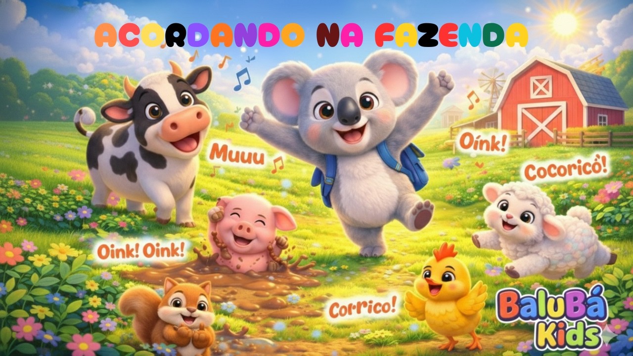 BALU ACORDANDO NA FAZENDA