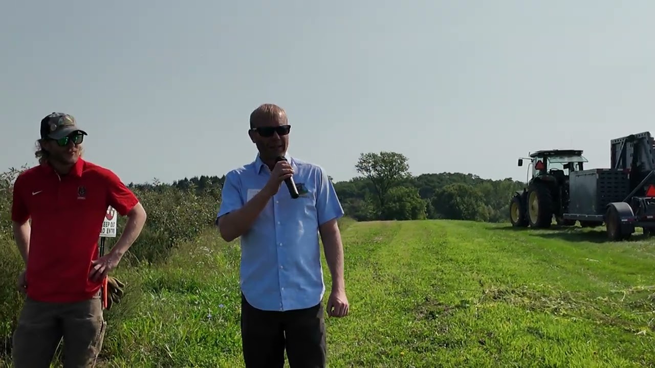 Cornell Hemp Field Day Andrew Bish Animal Feed
