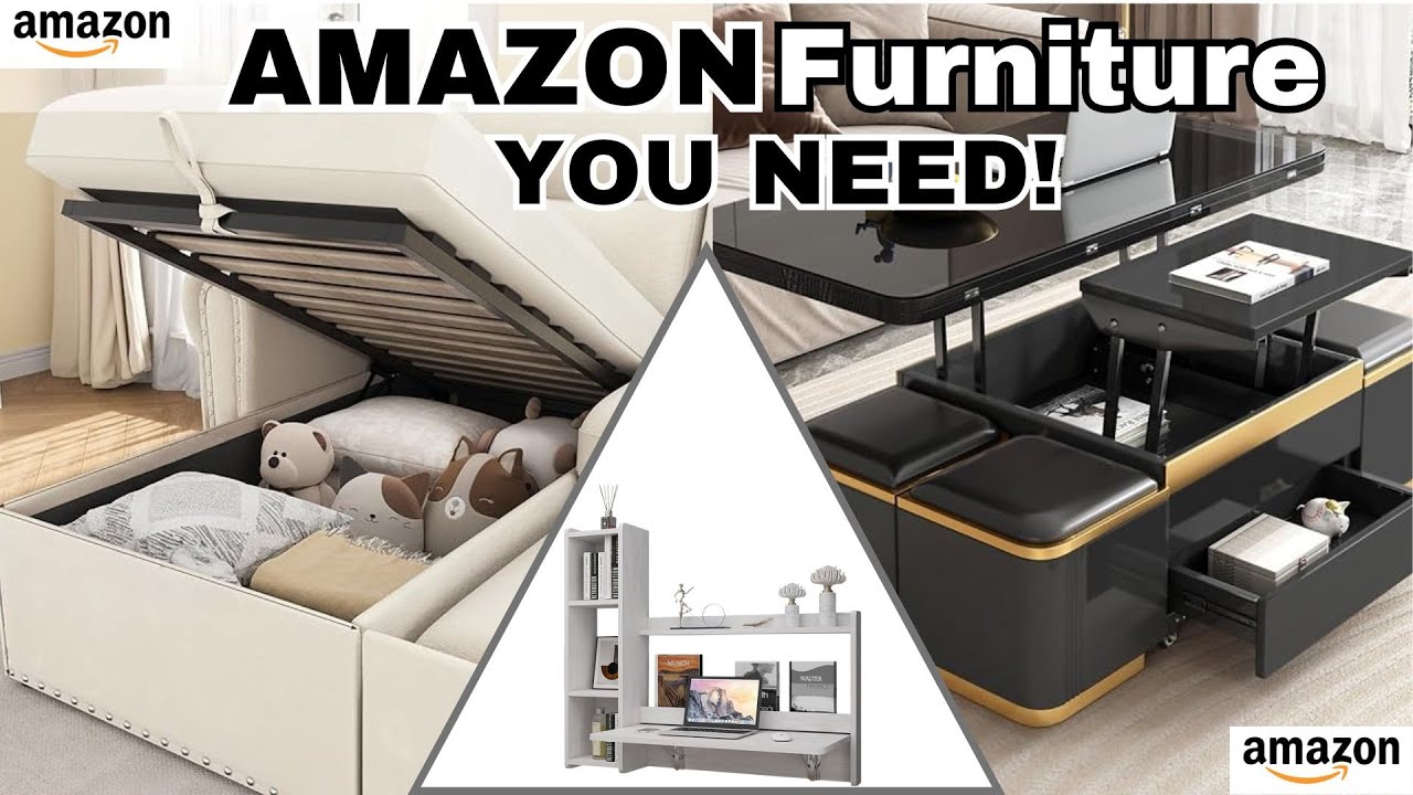 40 Space-Saving Amazon Furniture Finds for Small Homes & Apartments (With Prices)