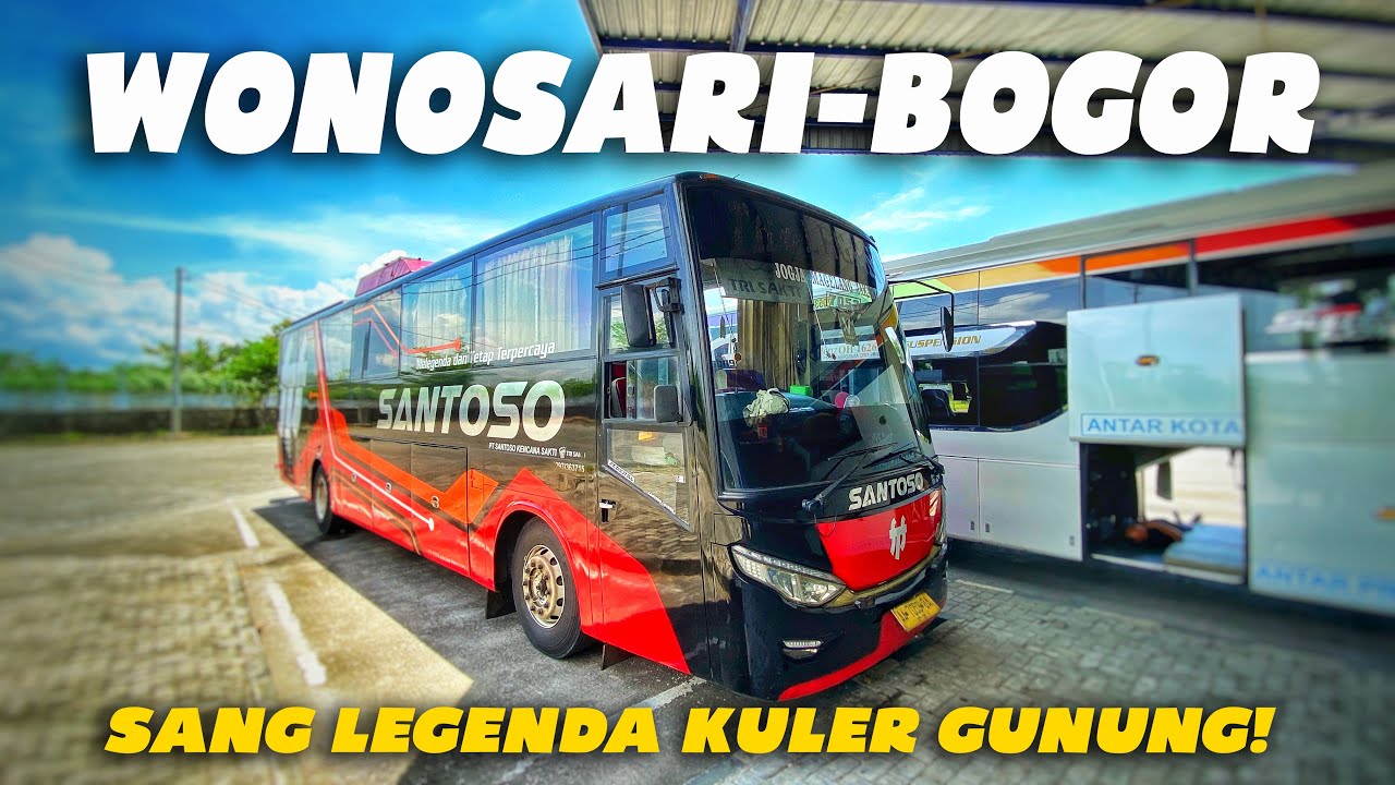 Si Kuler Jahat! SANTOSO Masih Eksis Dengan Bus Klasiknya. Trip Sensasional Jalur Gunungkidul Part 1