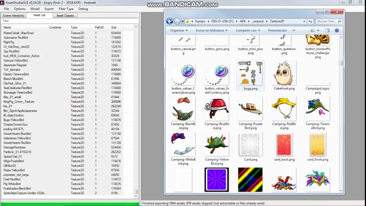 Extraer assets de videojuegos Unity usando Asset Studio v0.16