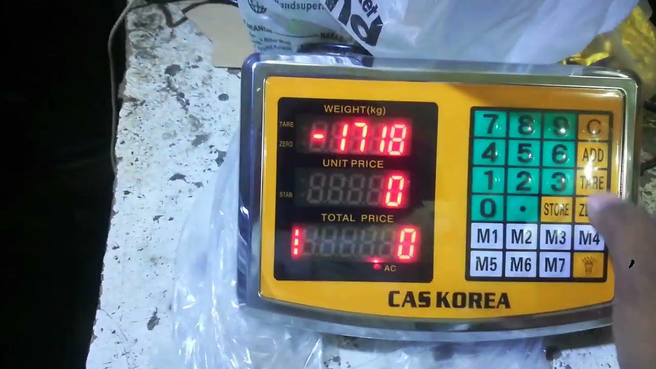 CALIBRATION PRICE MONITOR CAS KOREA UNIT PRICE SETTING TYPE 1200,2400 BY DANISH WAHEED 0323-2305606 