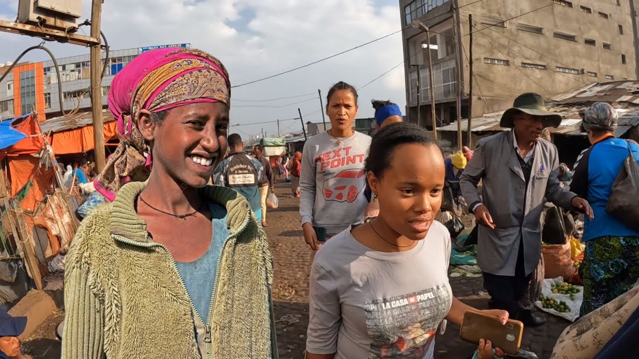 Welcome Inside Africa's biggest market in Ethiopia Addis Ababa - Merkato