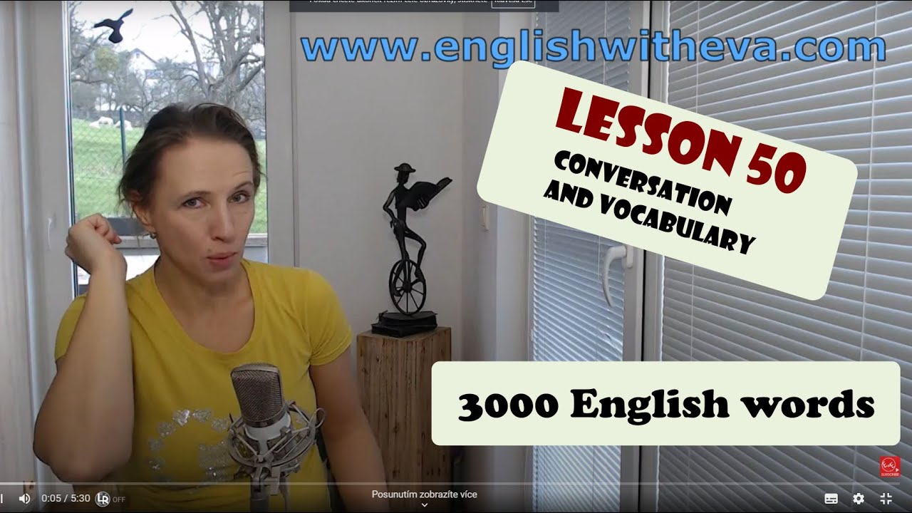 Lesson 50. English words for intermediate students. 30 questions to be answered by you. Thank you.