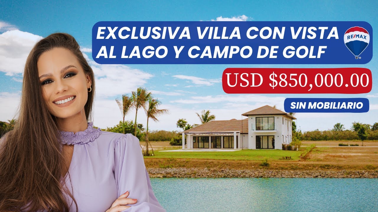 Villa Exclusiva con Vista al Lago y Campo de Golf⛳| Sharon Heere Real Estate
