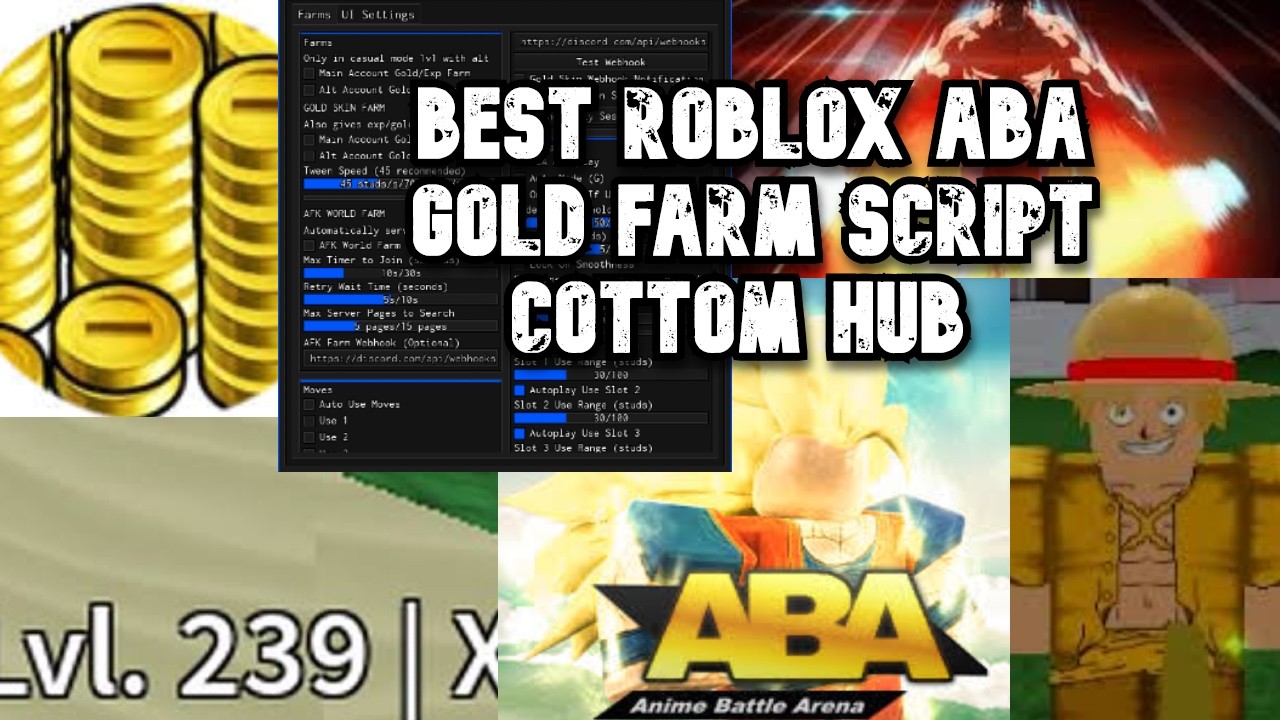 Cottom Hub GOLD FARM Script (AUTOPLAY FAST GOLD/EXP FARM)