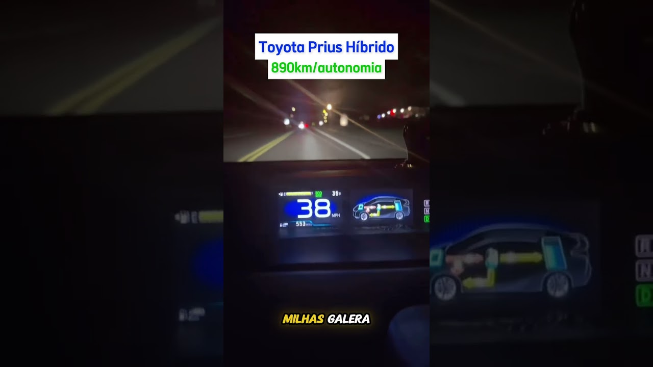 ESSE &Eacute; O CARRO MAIS ECON&Ocirc;MICO - TOYOTA PRIUS H&Iacute;BRIDO