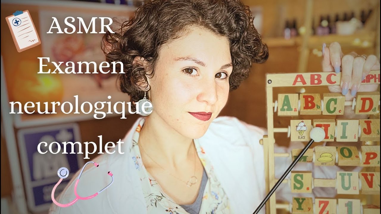 ASMR 🩺 Examen neurologique complet | Test des nerfs crâniens roleplay relaxant