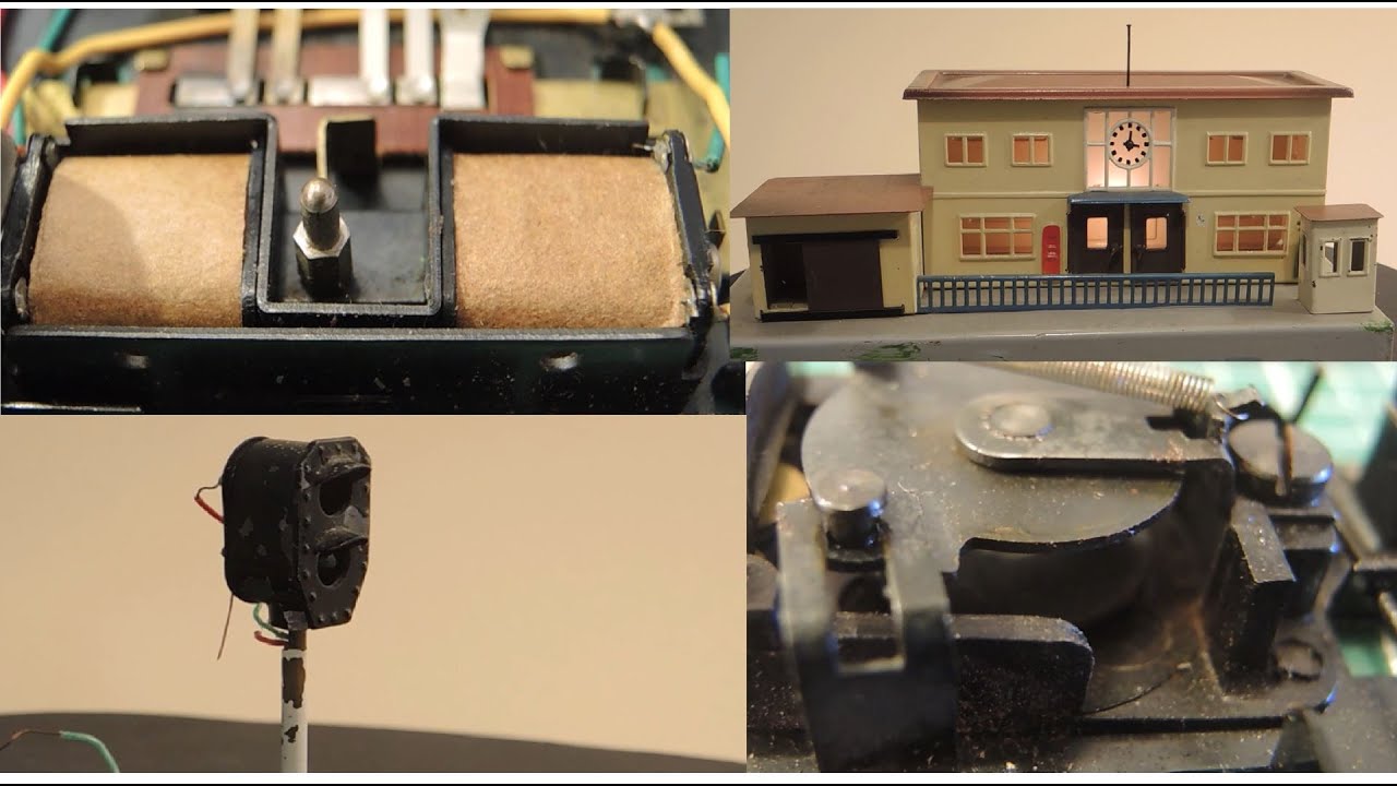 Märklin analog - alte Signale und alter Bahnhof 414
