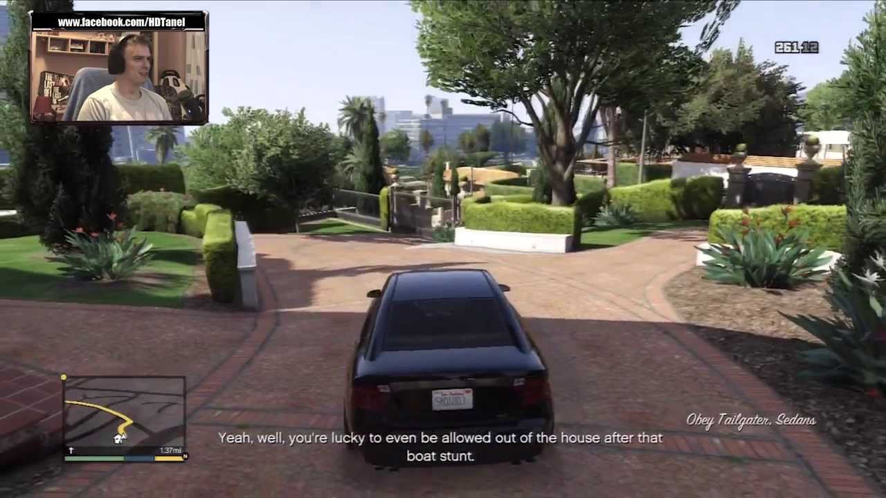 Grand Theft Auto V - Michaeli ja Franklini missioonid + koeraga jalutuskäik (1080p) HD!