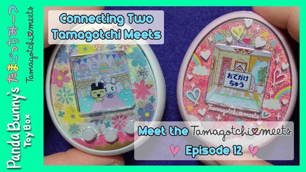 How to Connect Two Tamagotchi Meets! Meet the Tamagotchi Meets: Episode 12 | PandaBunny