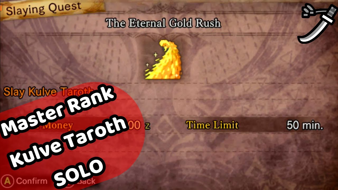 Master Rank KULVE TAROTH Solo - First Attempt (Kinda) | MHW Iceborne LONGSWORD