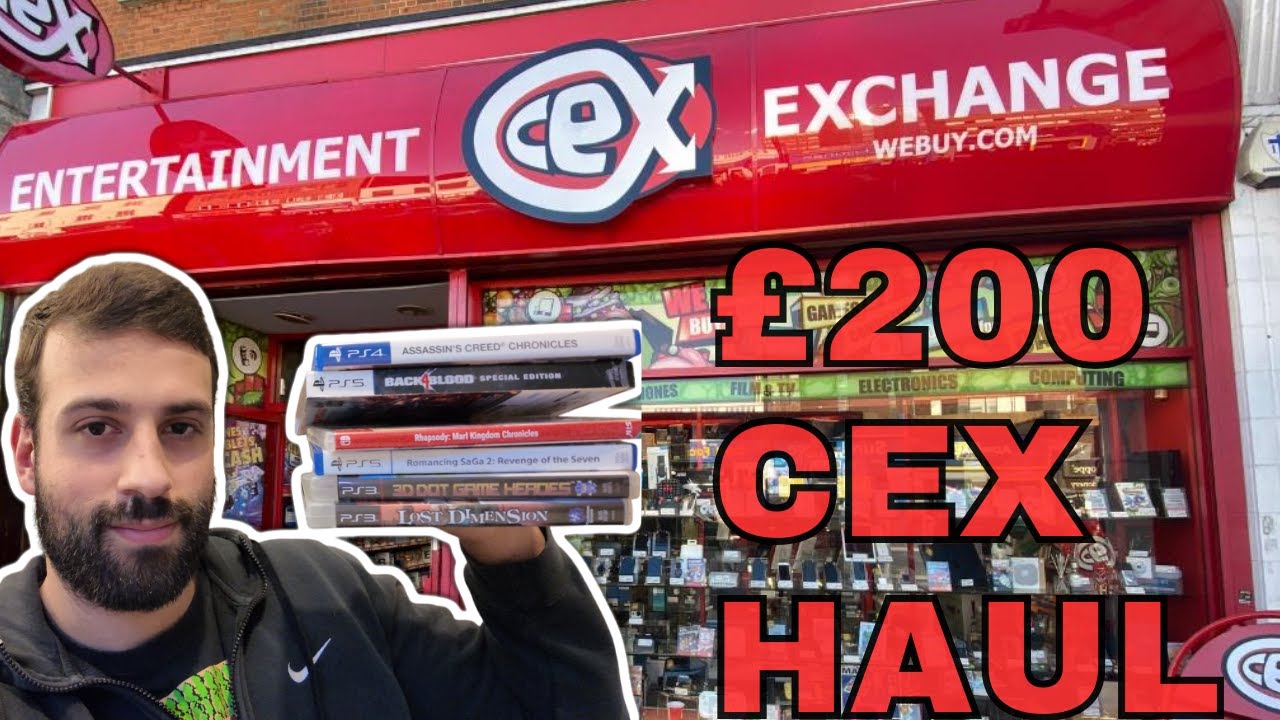 Потратьте более 200 фунтов стерлингов на CEX: Epic Game Haul!