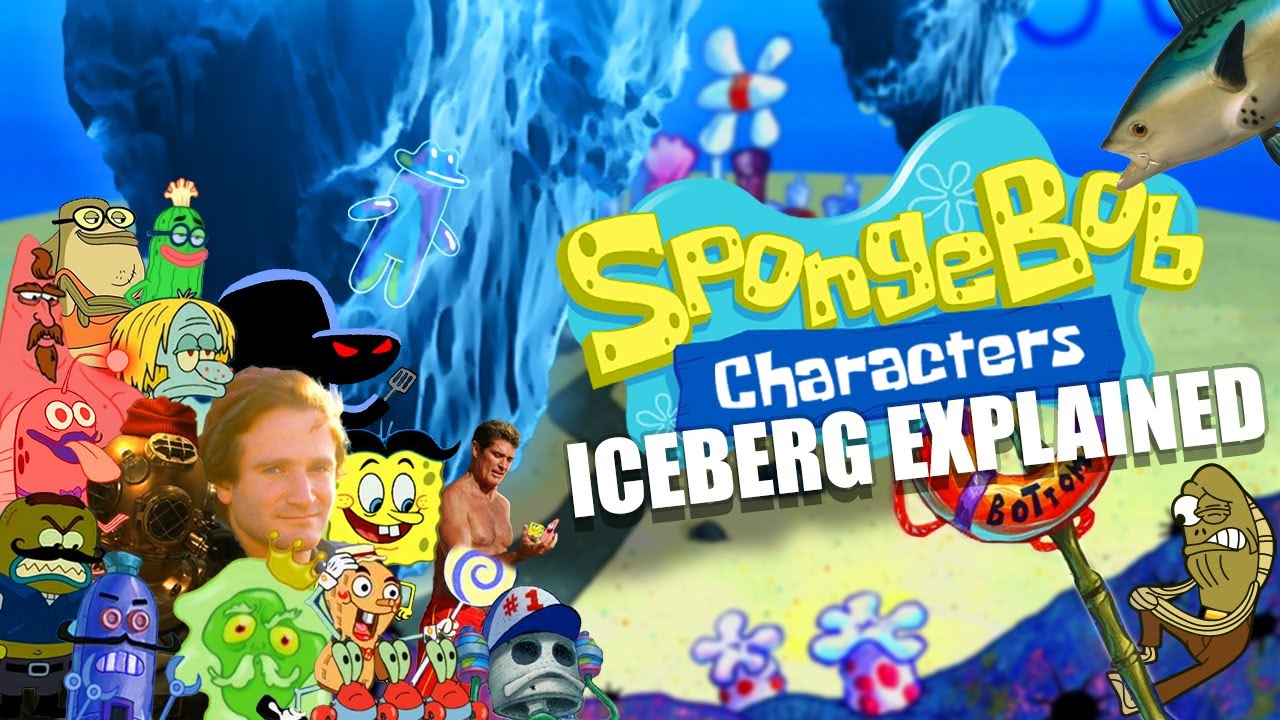 Spongebob Characters Iceberg Explained!🧽
