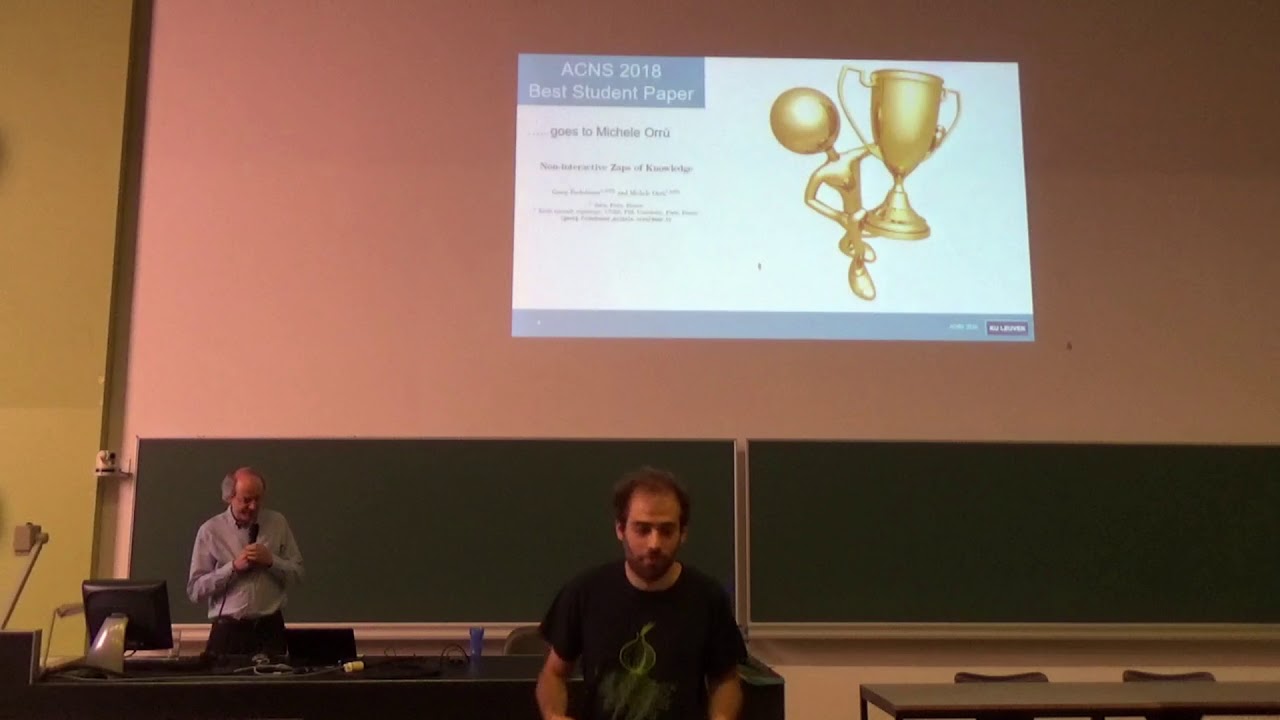 ACNS 2018 - Opening remarks by Bart Preneel
