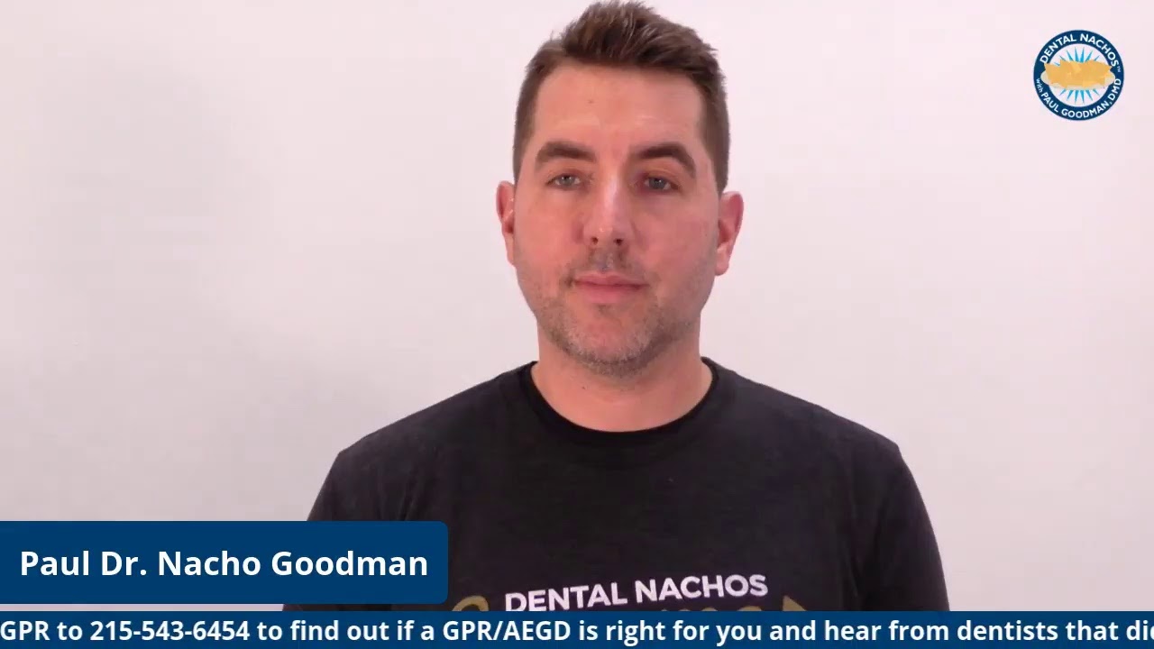 Should you do a GPR/AEGD or plunge directly into the real world of dentisting after d school?