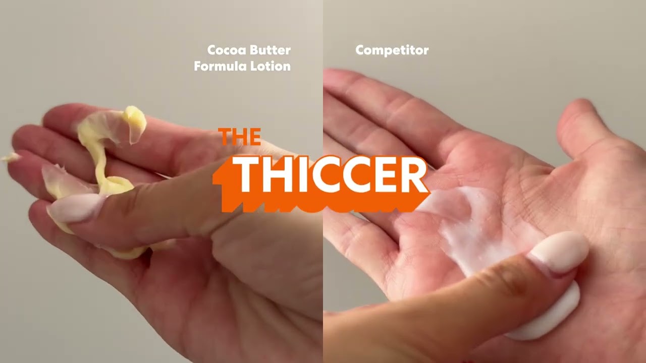 The THICCER, the BETTER with Palmer's Cocoa Butter Formula