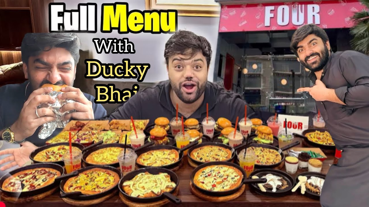 Four Restaurant’s lahore Original Review with Ducky Bhai😍 Tried famous dishes Meg and Four Raya Golf