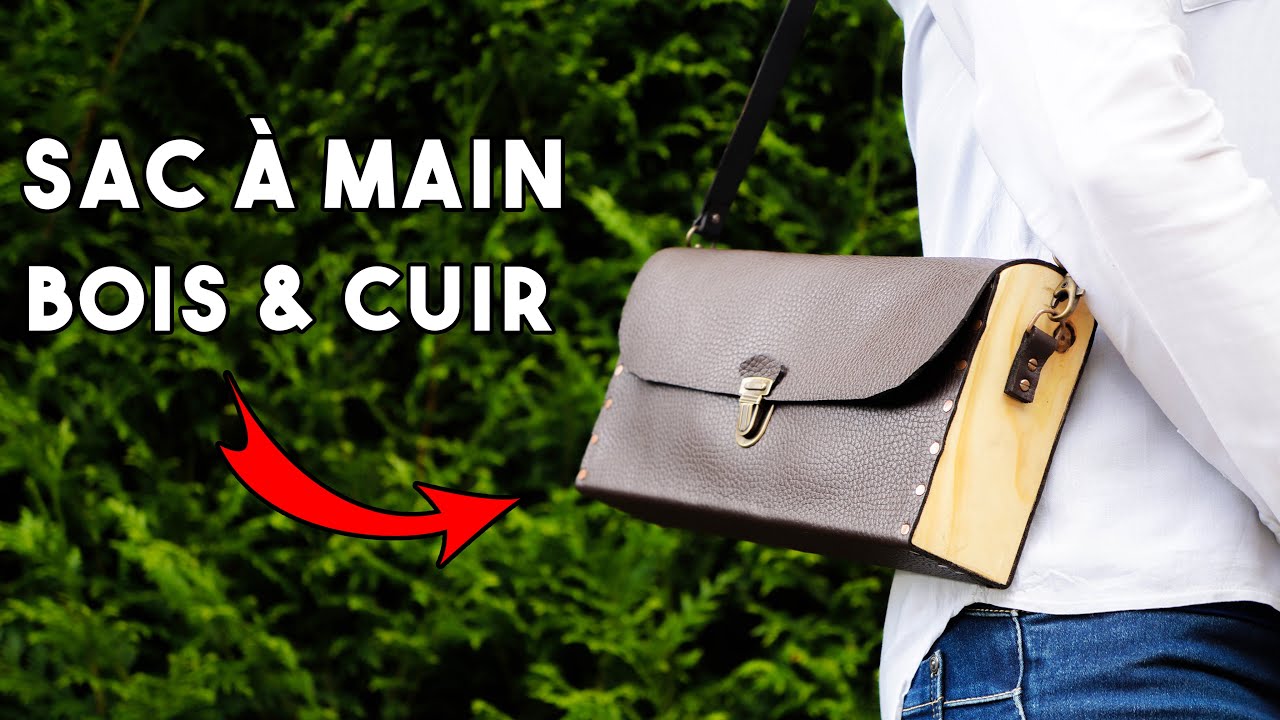 Fabriquer un Sac à main pour Femme en Cuir et Bois