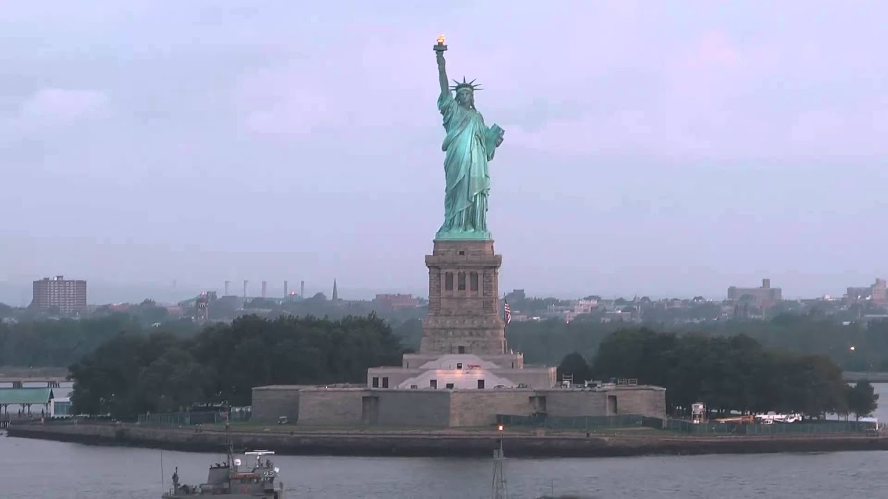 Entering New York Harbor by Cruise Ship