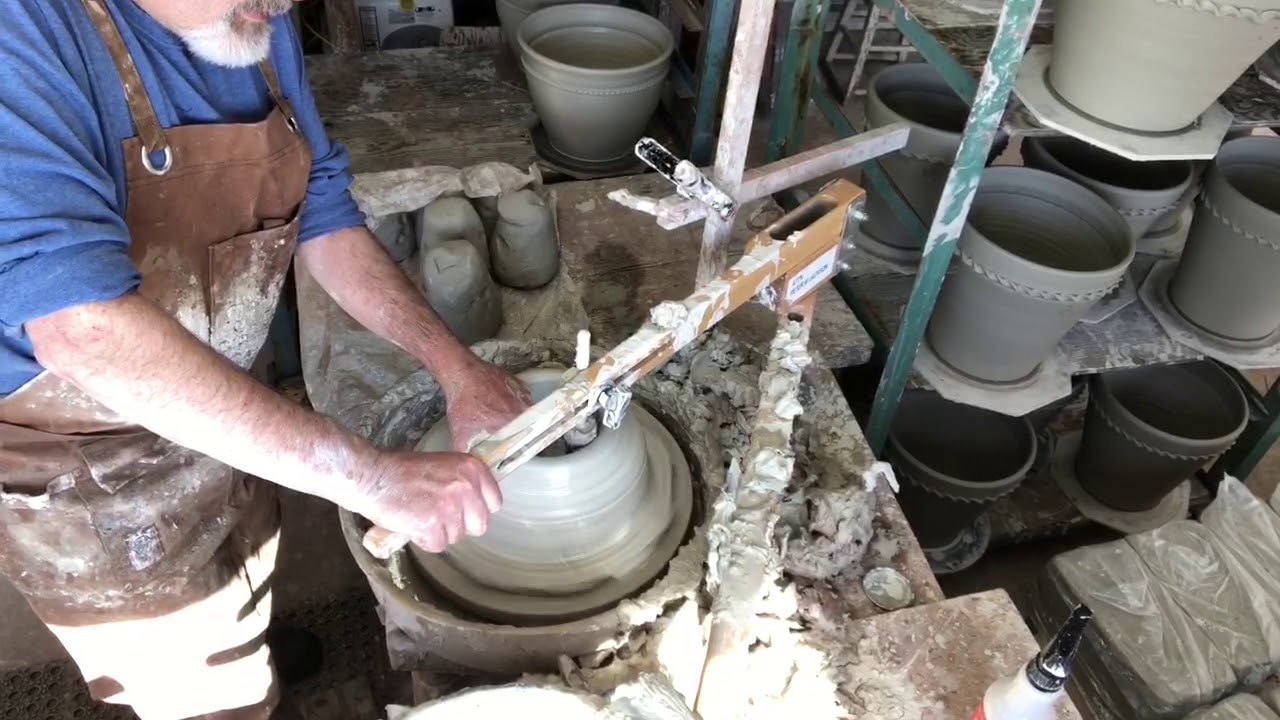 Throwing with the Strong Arm Pottery Tool