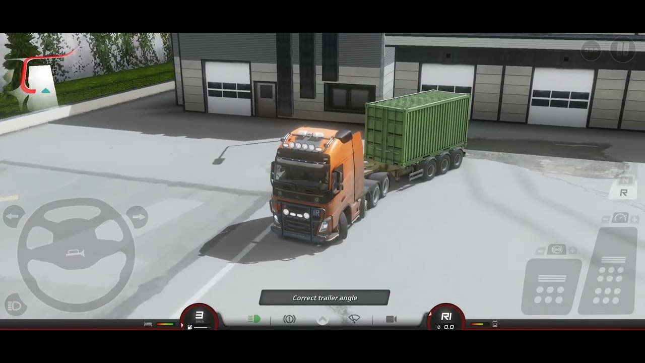 Parking A truck is Tuff then Driving- watch till the end- Rain&Storm