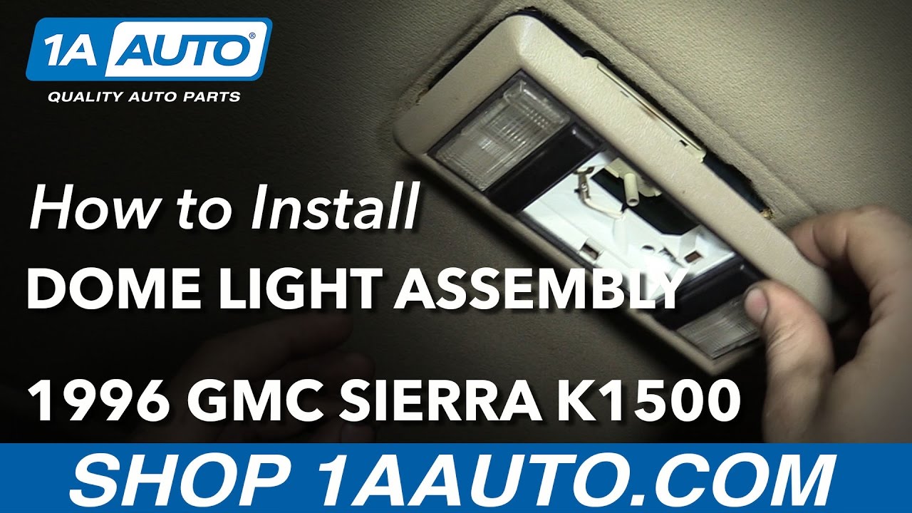 Как заменить плафон освещения салона GMC K1500 88-98 годов