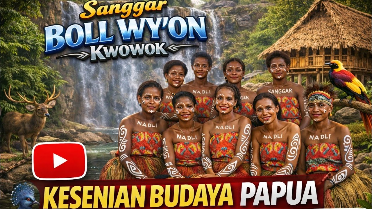 Pentas Sanggar Boll Wy'on Kampung Kwowok  Versi Musik Rohani 
