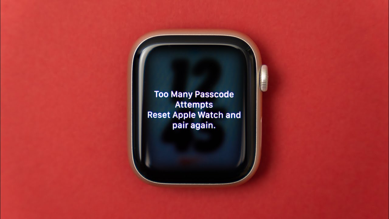 Как сбросить настройки Apple Watch (слишком много попыток ввода пароля)