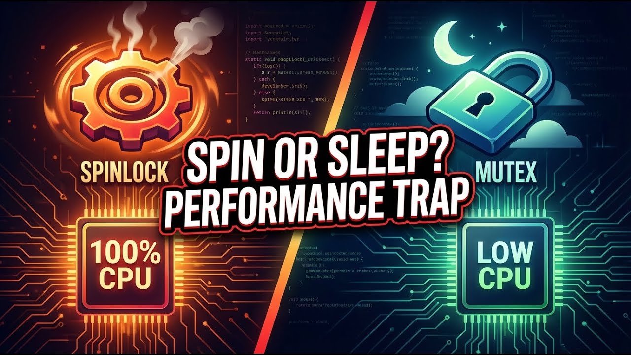 Spinlock vs Mutex: When to Spin and When to Sleep for Best Performance