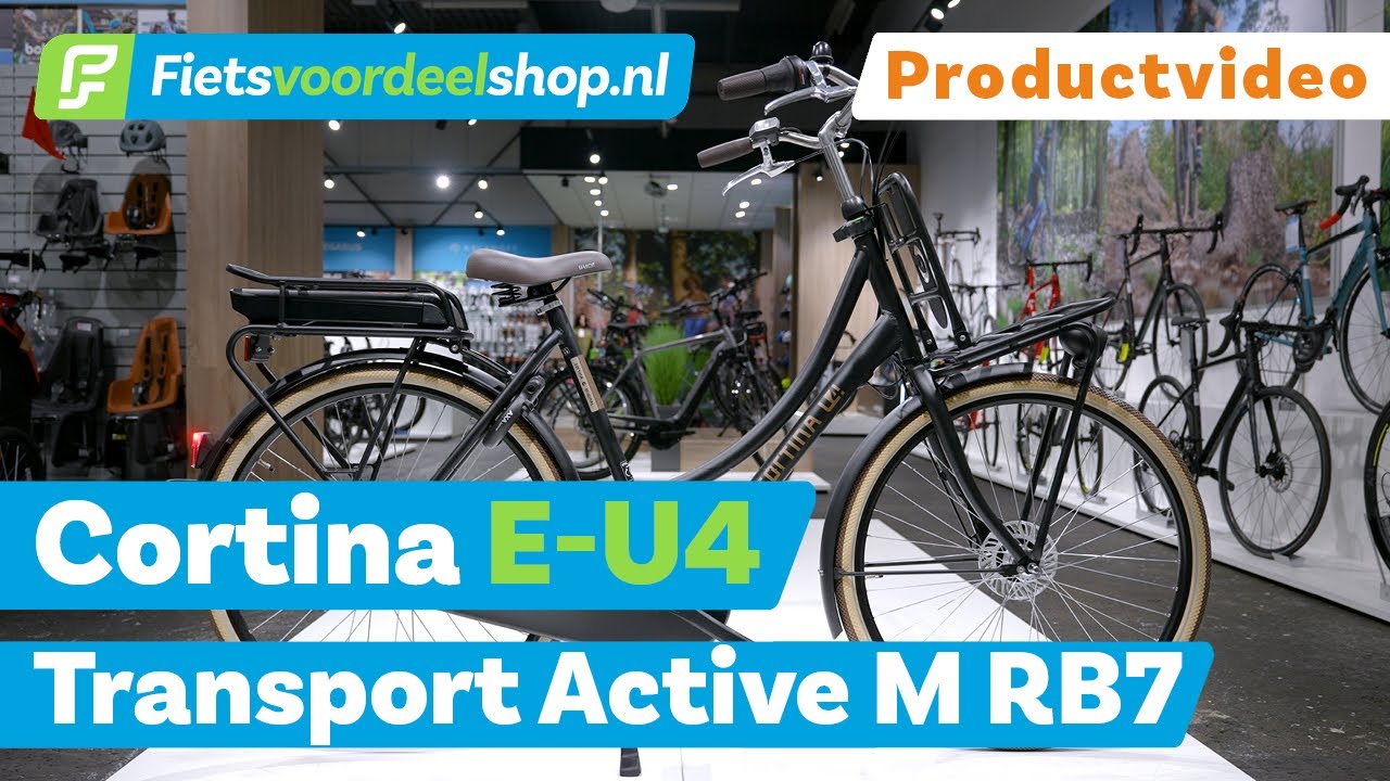Cortina E-U4 Transport Active M RB7 2022 - Fietsvoordeelshop.nl Productvideo