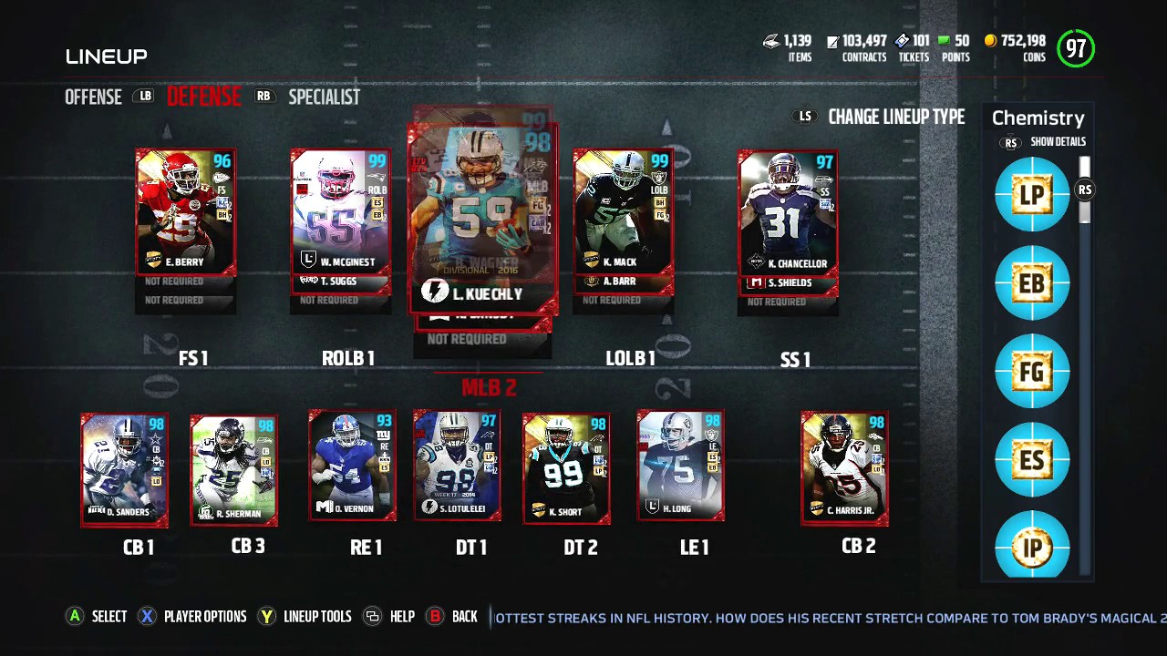MUT 17-MADDEN NFL 17-UNREAL! 3 99 OVERALL LINEBACKERS! 97 OVERALL TEAM! :: Madden 17 Ultimate Team