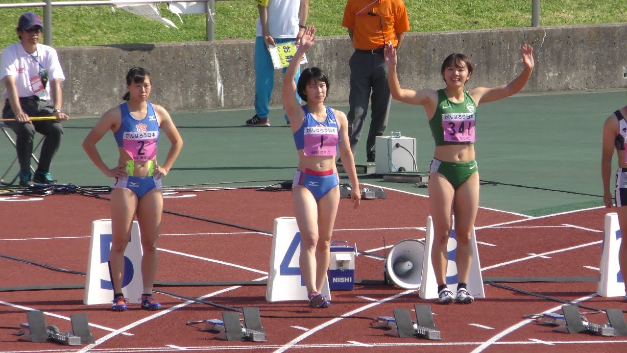 関東インカレ 女子100m 予選・準決勝・決勝 20190523-24