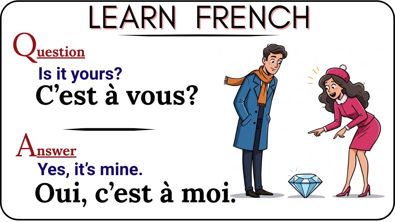 Perfect your French Pronunciation | FRENCH Dialogue between (2) People | Learn French | easy french