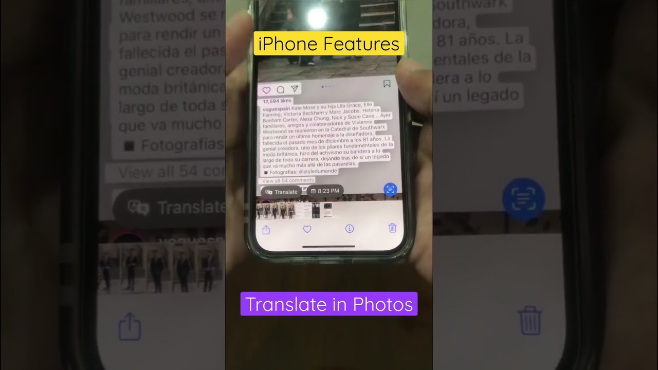 iPhone Tricks How To Quickly Translate any Text in Photos #apple #iphone #usa #music #ios #america